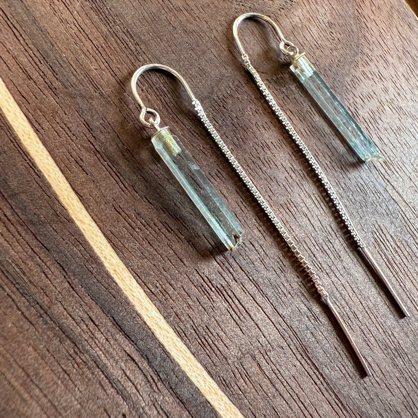 Terminated Aquamarine Threaders