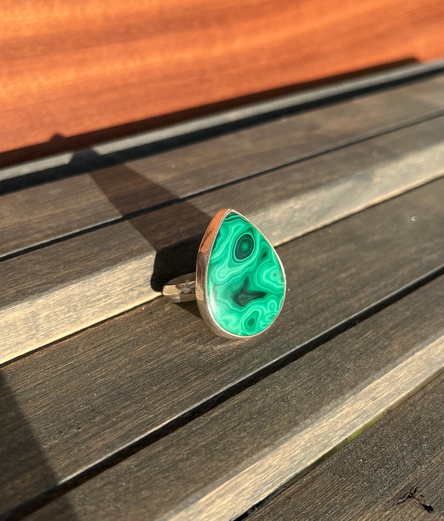 Malachite Teardrop