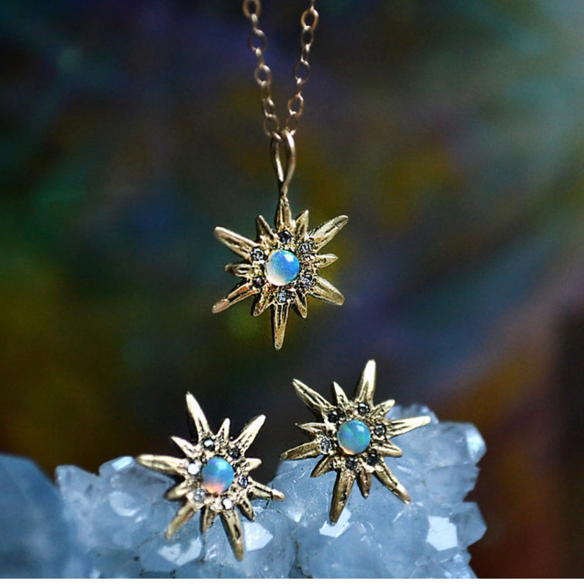 Moonstone Supernova Pendant