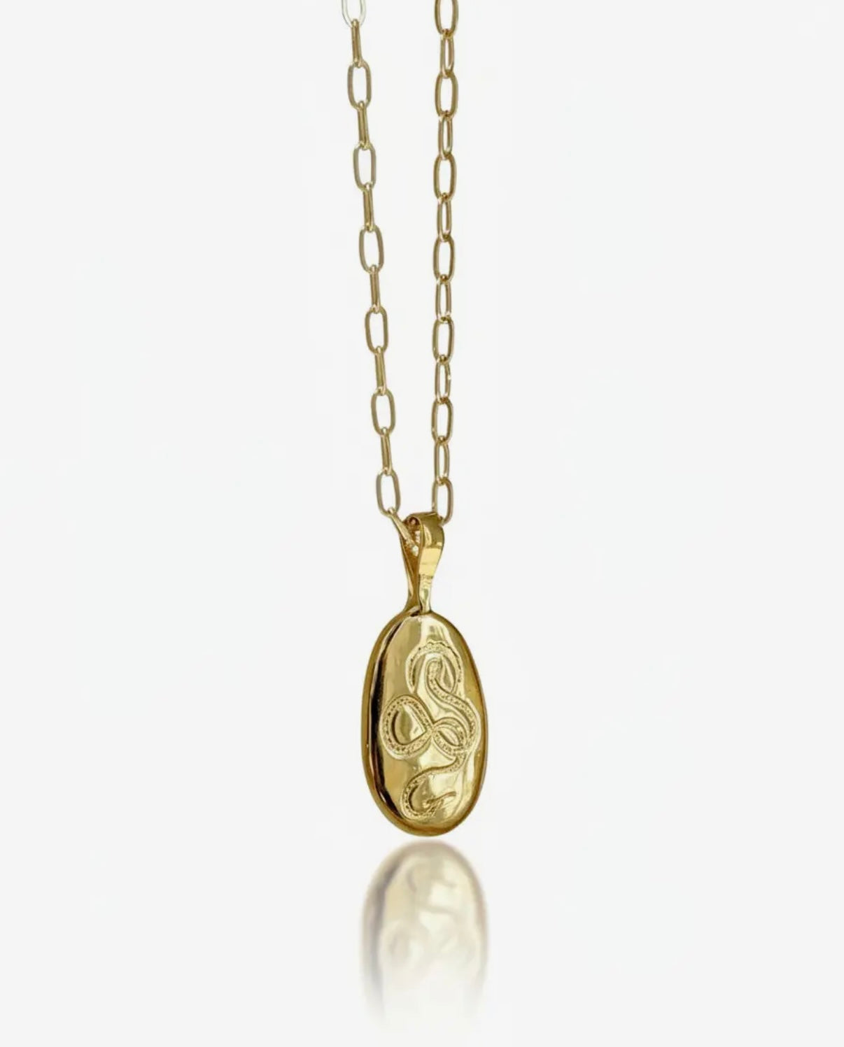 Serpent Rising Pendent Necklace