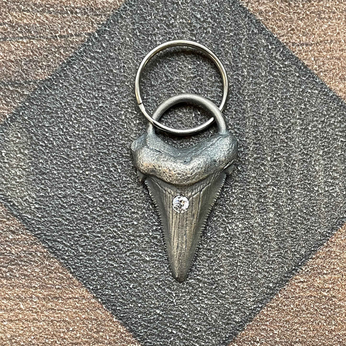 Megalodon Tooth Keychain
