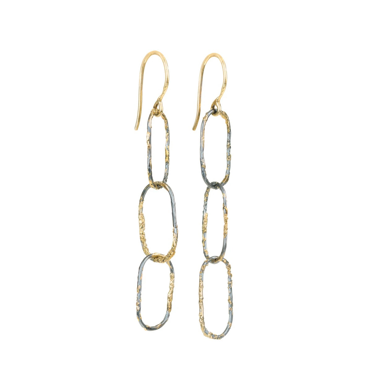 Dusted Chain Link Earrings