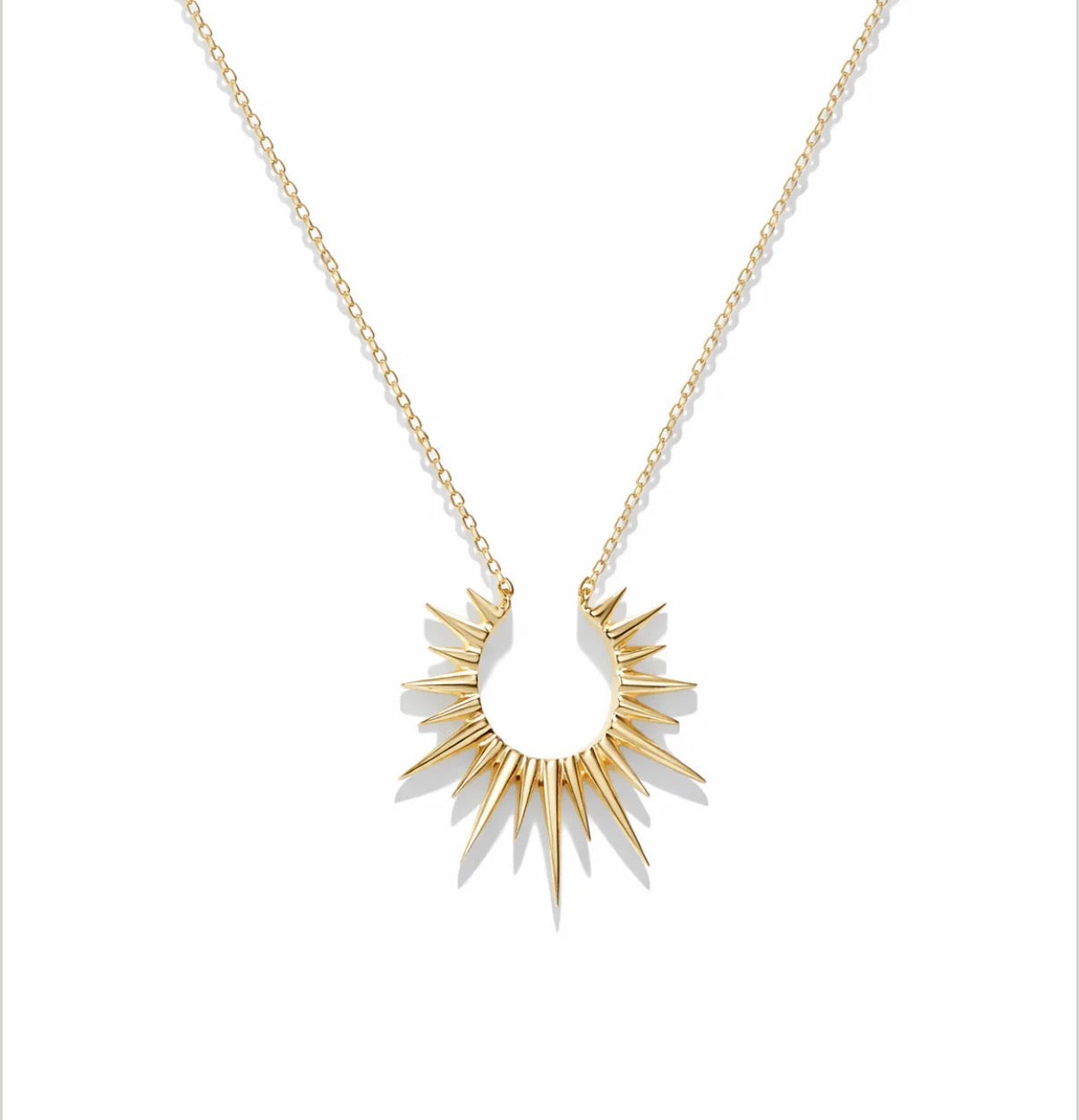 King Sun Yellow Gold Necklace