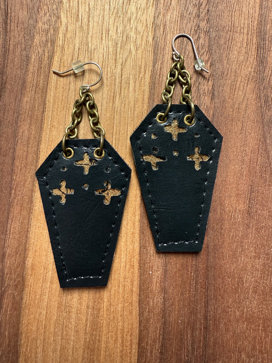 Coffin Earrings