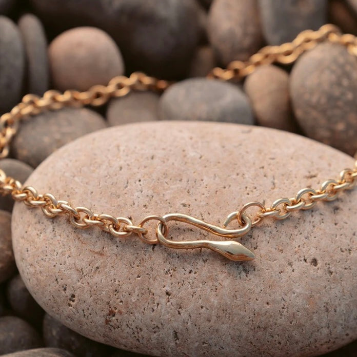 Serpent Hook Chain Necklace