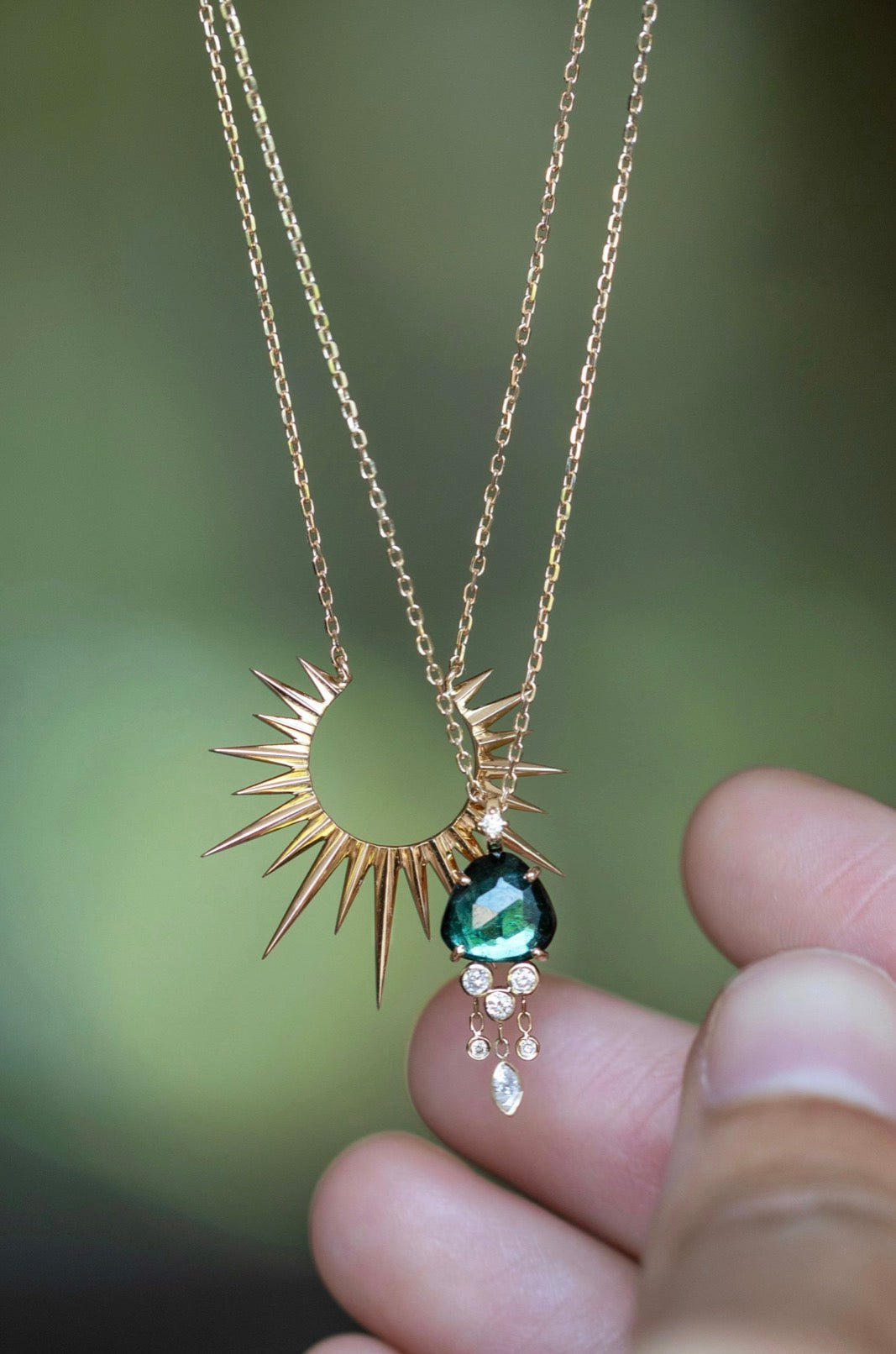 King Sun Yellow Gold Necklace