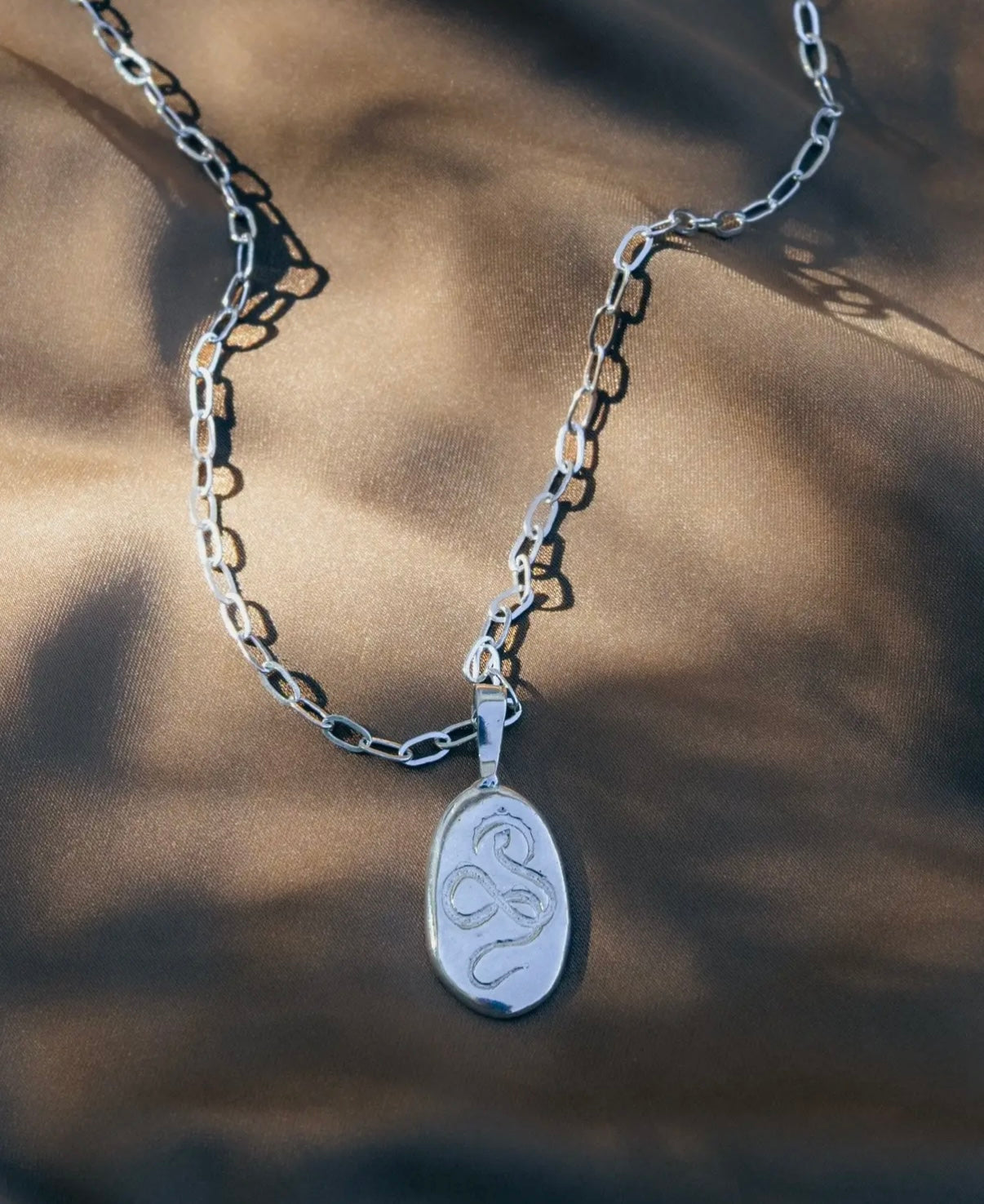 Serpent Rising Pendent Necklace