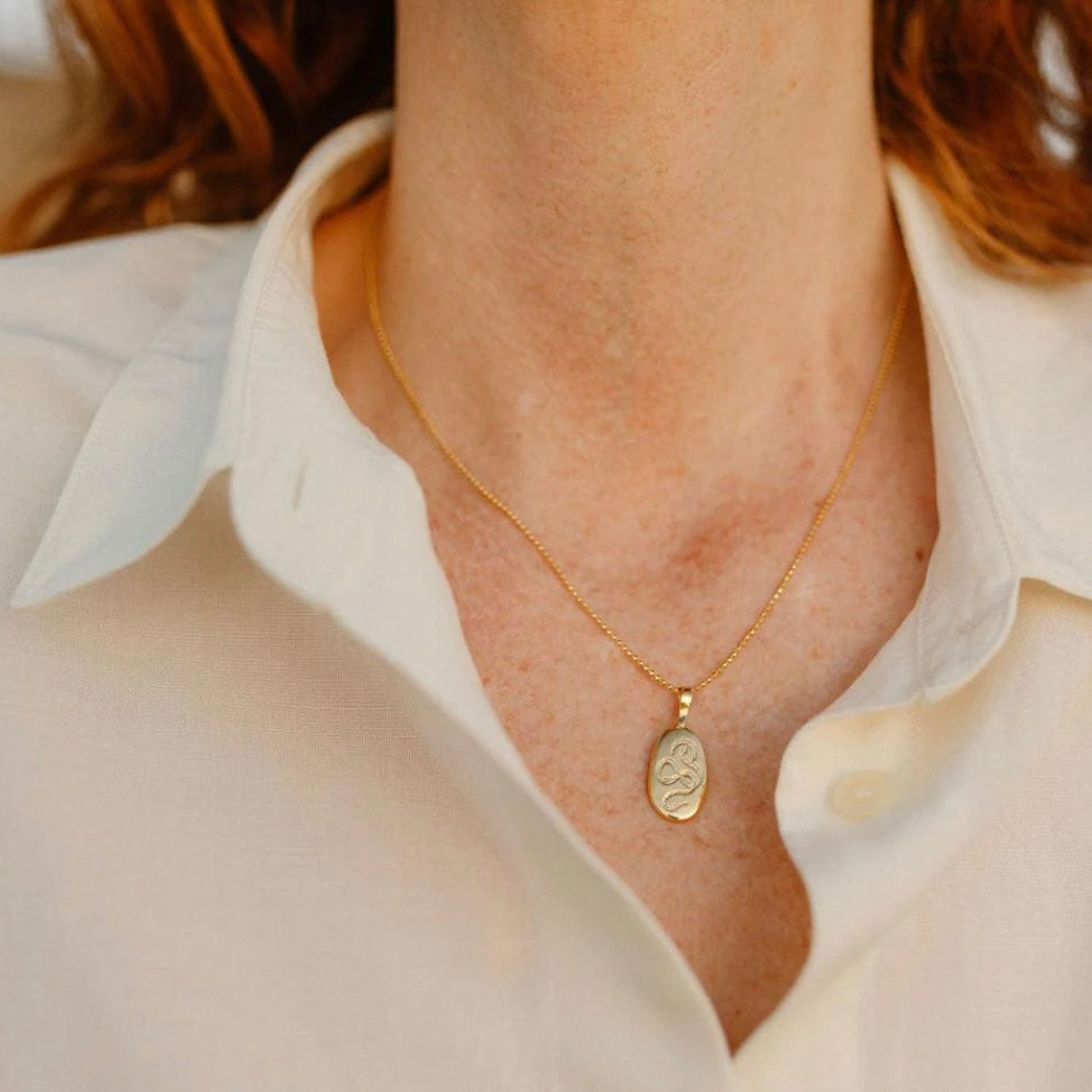 Serpent Rising Pendent Necklace