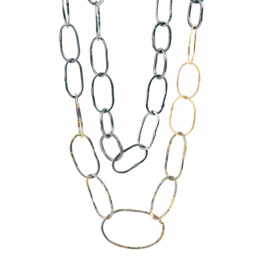 Organic Chain Link Necklace