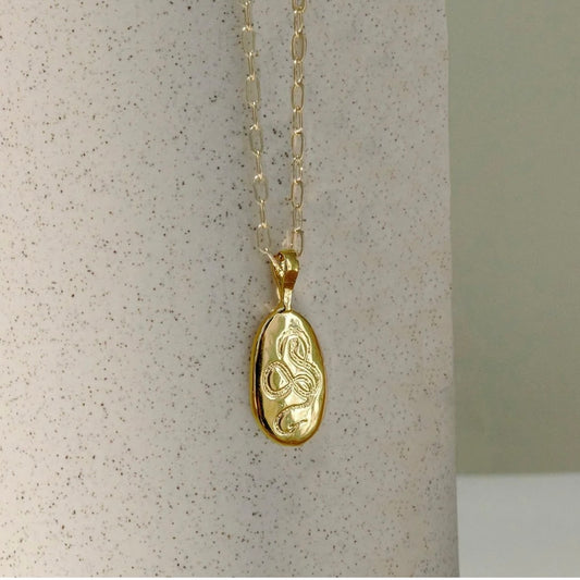 Serpent Rising Pendent Necklace