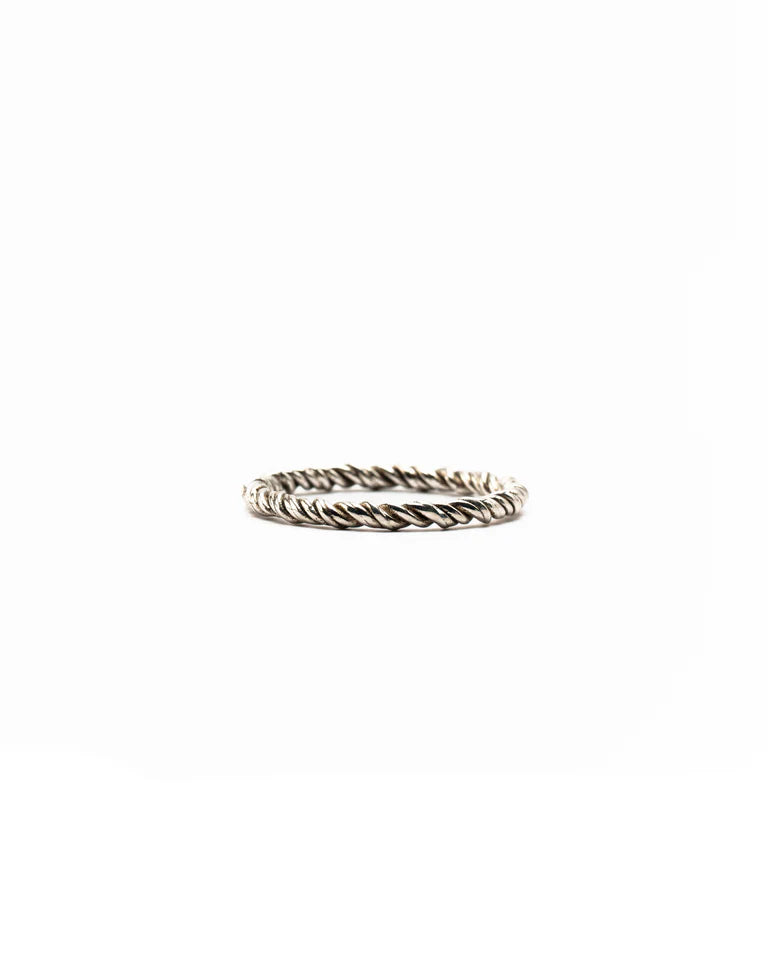 Silver Unraveled Band