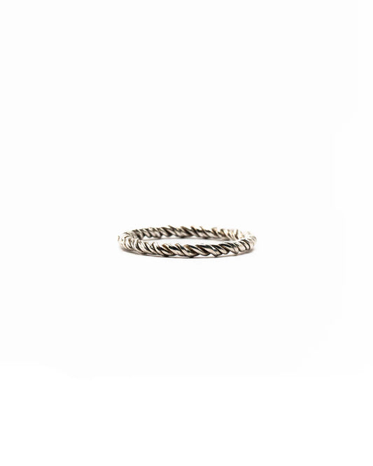 Silver Unraveled Band
