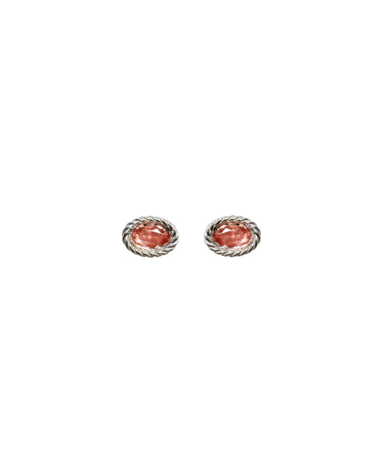 Sunstone Braided Studs