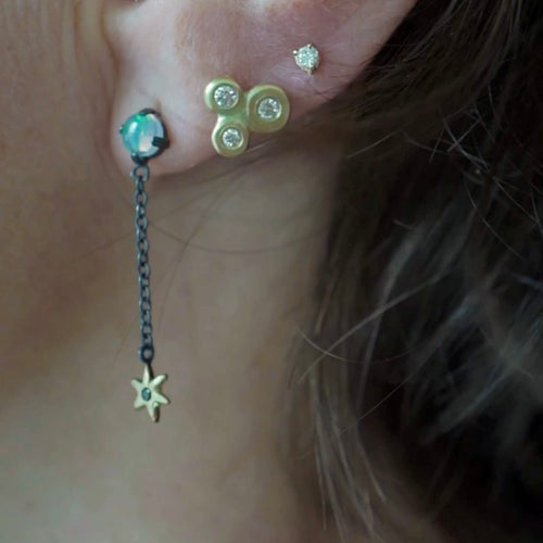 Celestial drop earrings