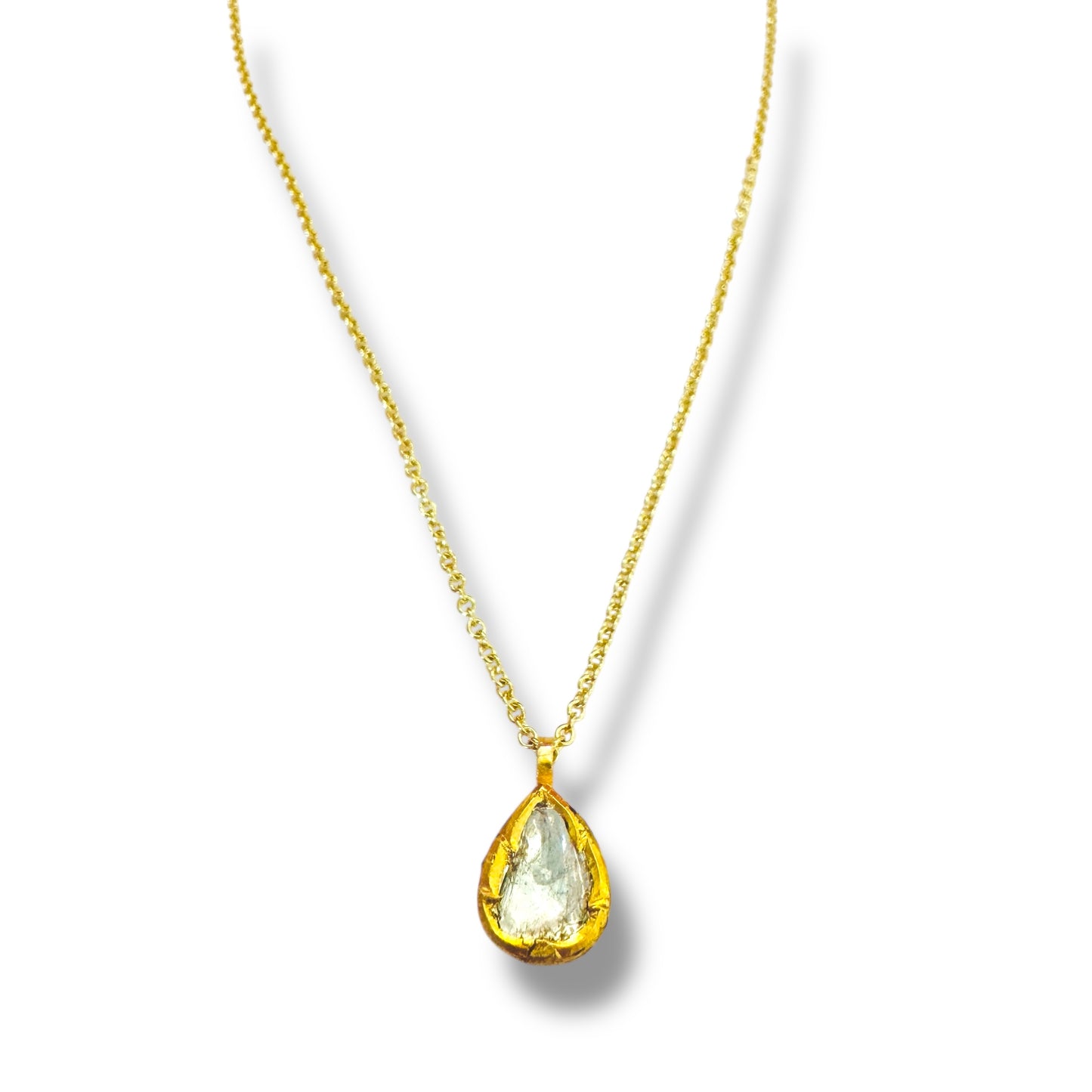 Epic Solitaire Polki Necklace