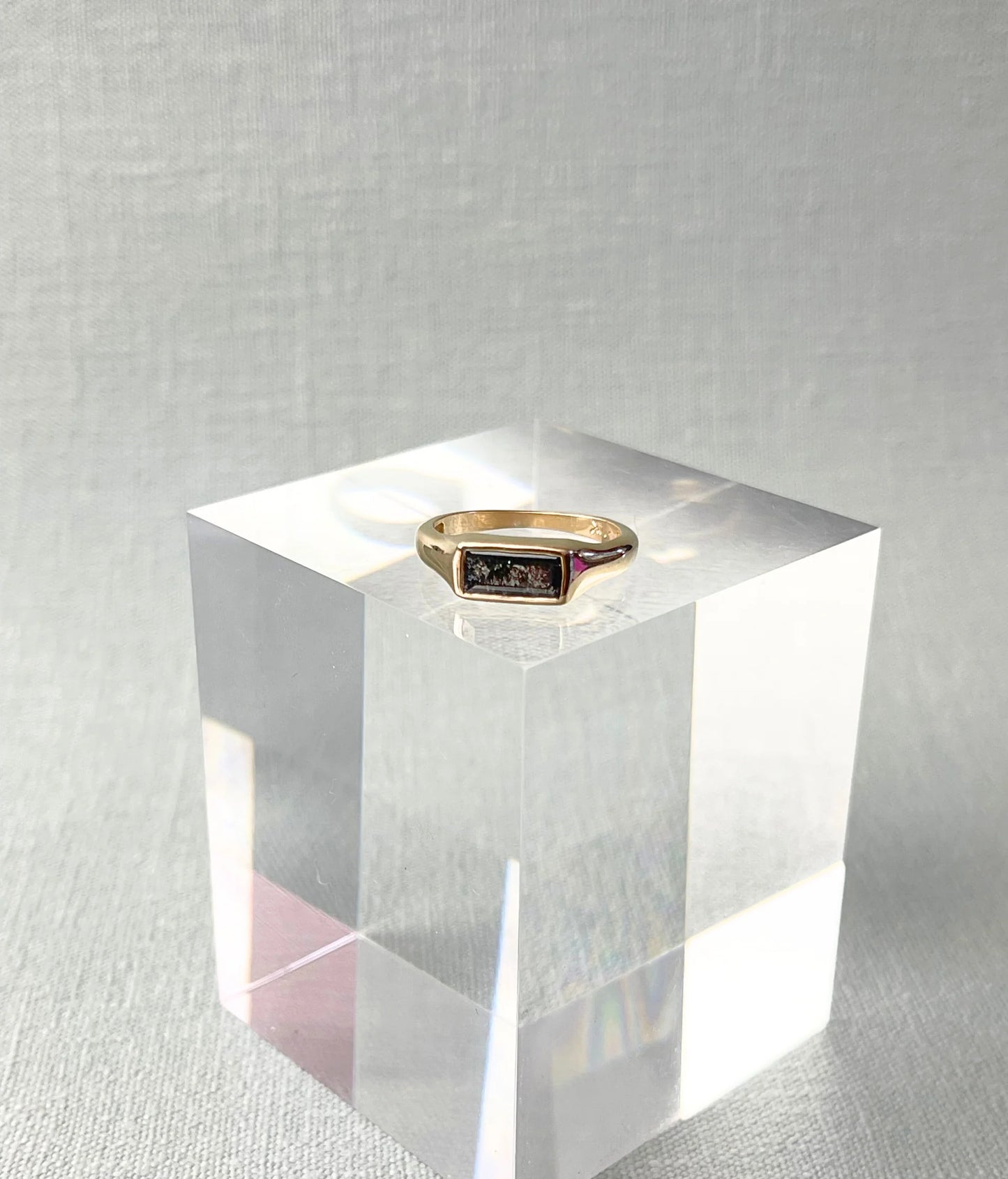 Baguette Diamond Ring 14K