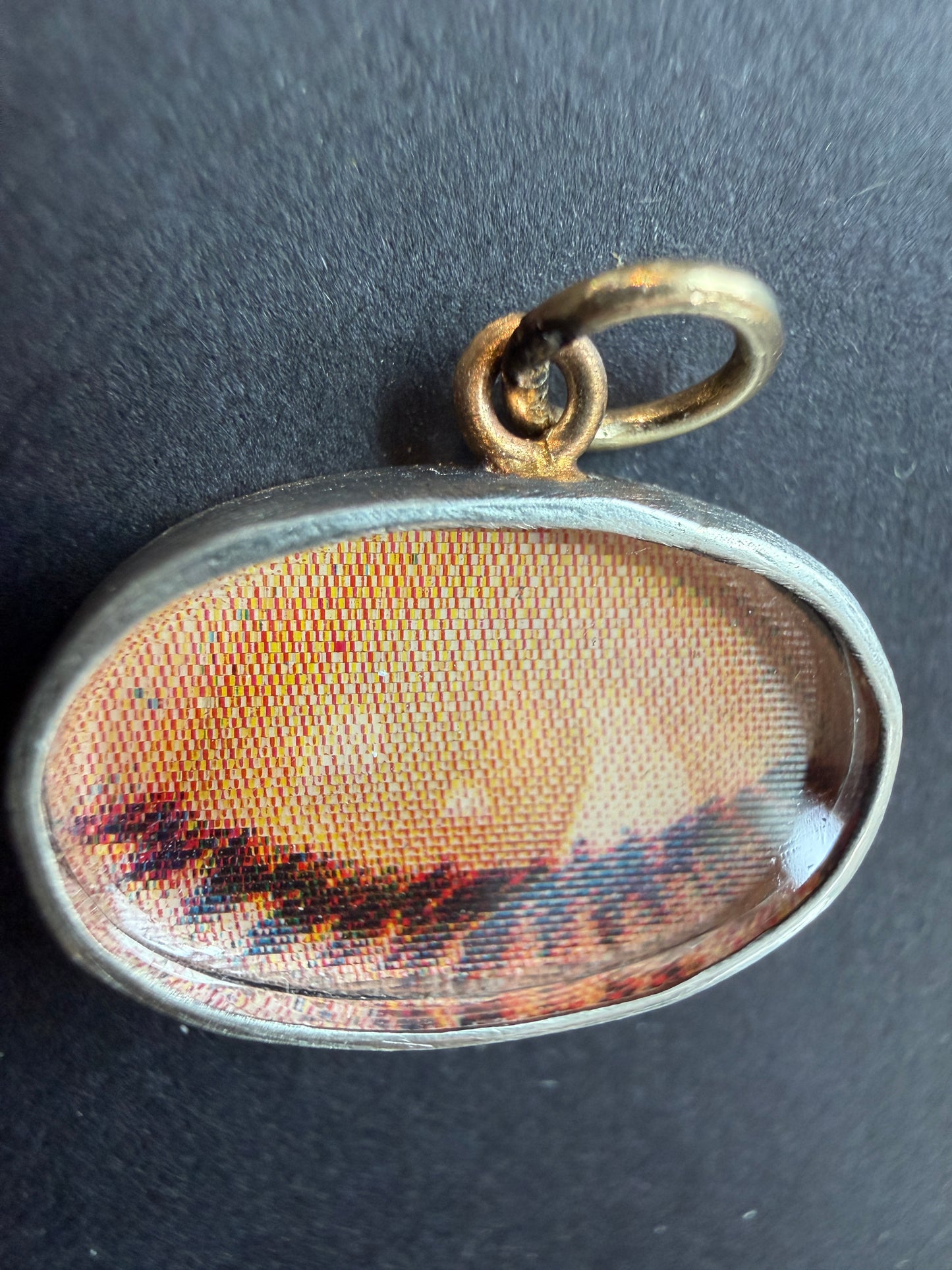 Vintage Brown Eye Winky Charm
