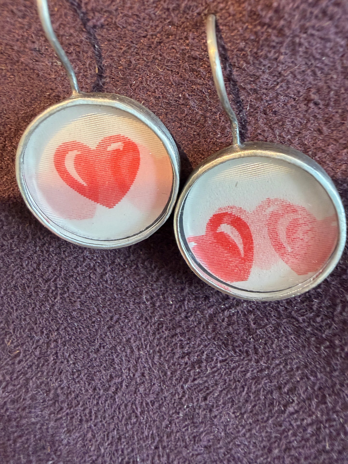 Bouncing Heart Earrings