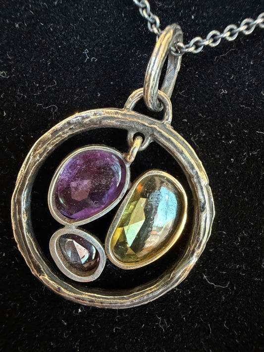 Triple Sapphire Medallion
