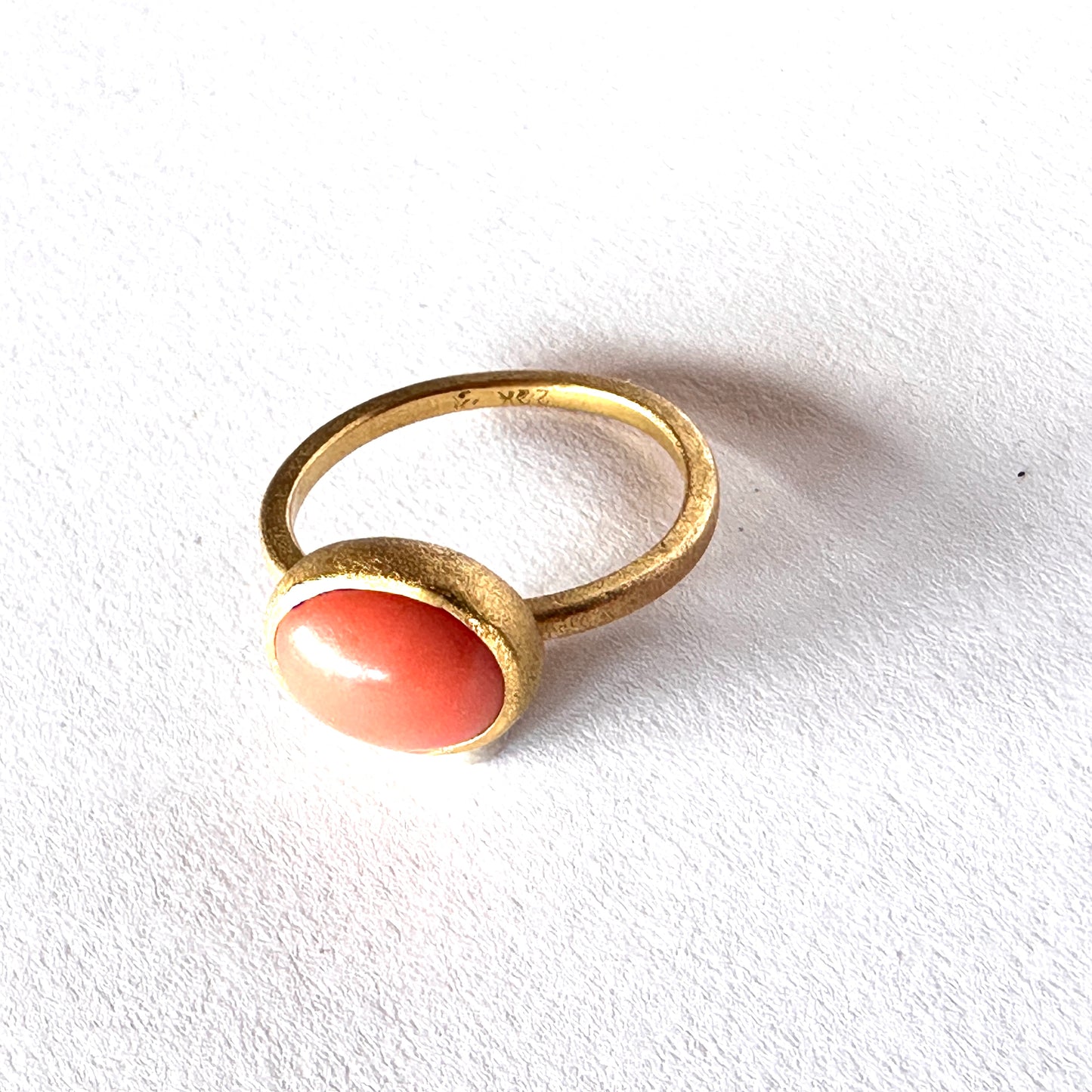 Antique Coral Ring