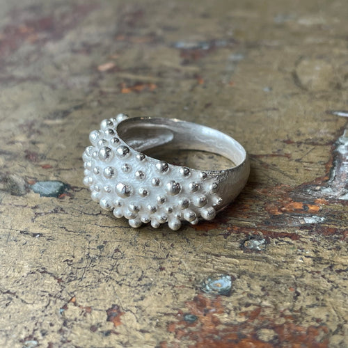 Bumpy Tapered Dome Ring