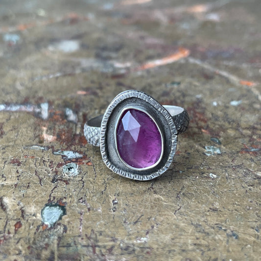 Organic Flourite Ring