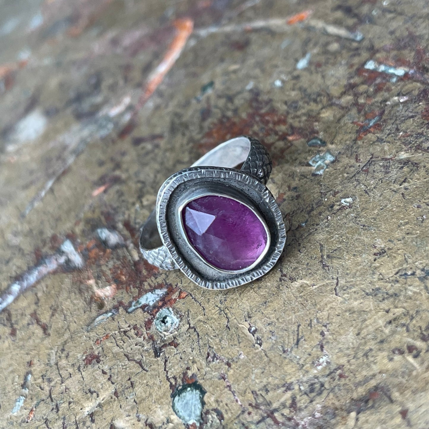 Organic Flourite Ring