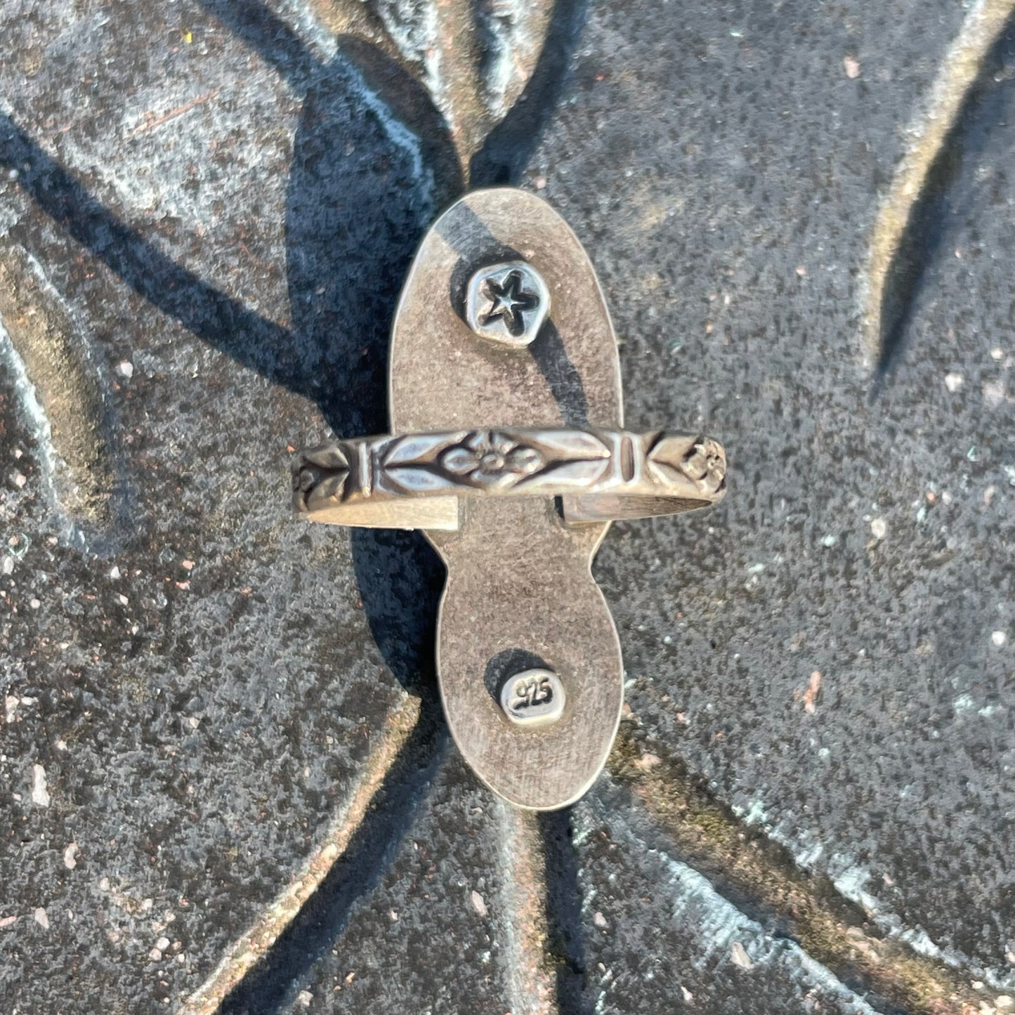 Pietersite and Citrine Statement Ring