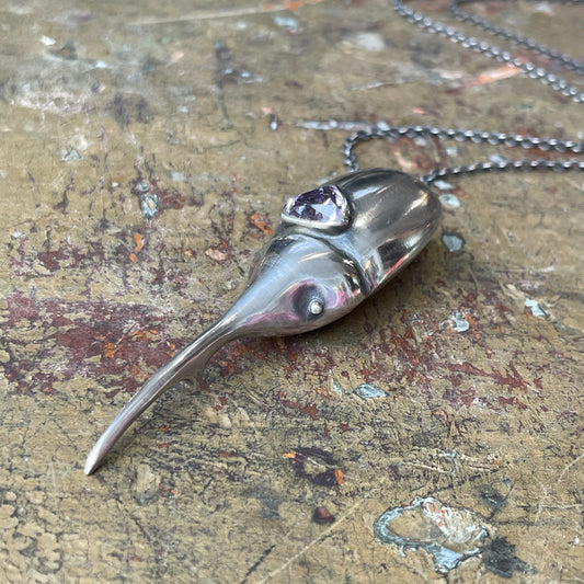 Hercules Beetle Pendant Necklace