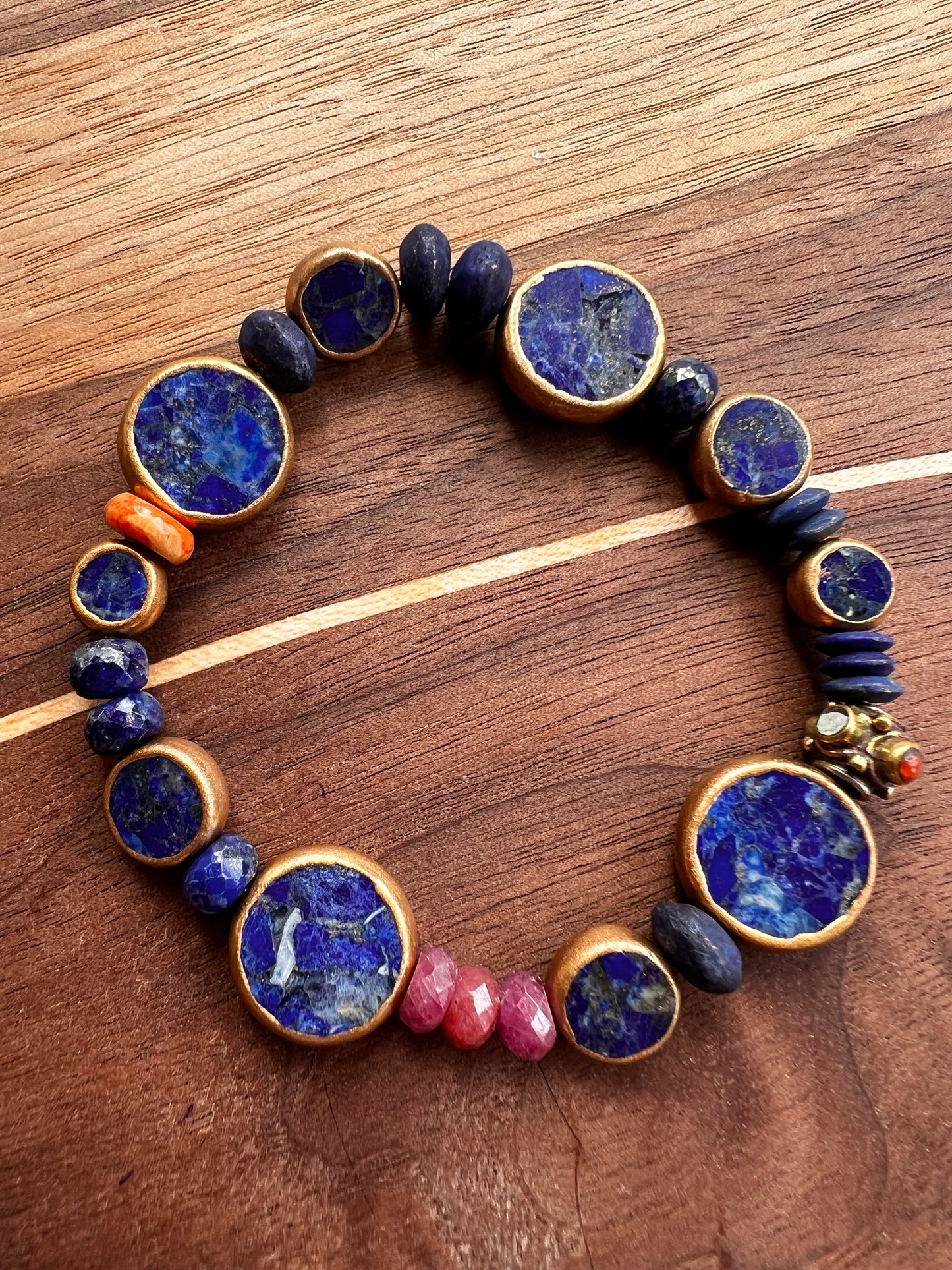 Fairy Pillow Lapis Bracelet- large