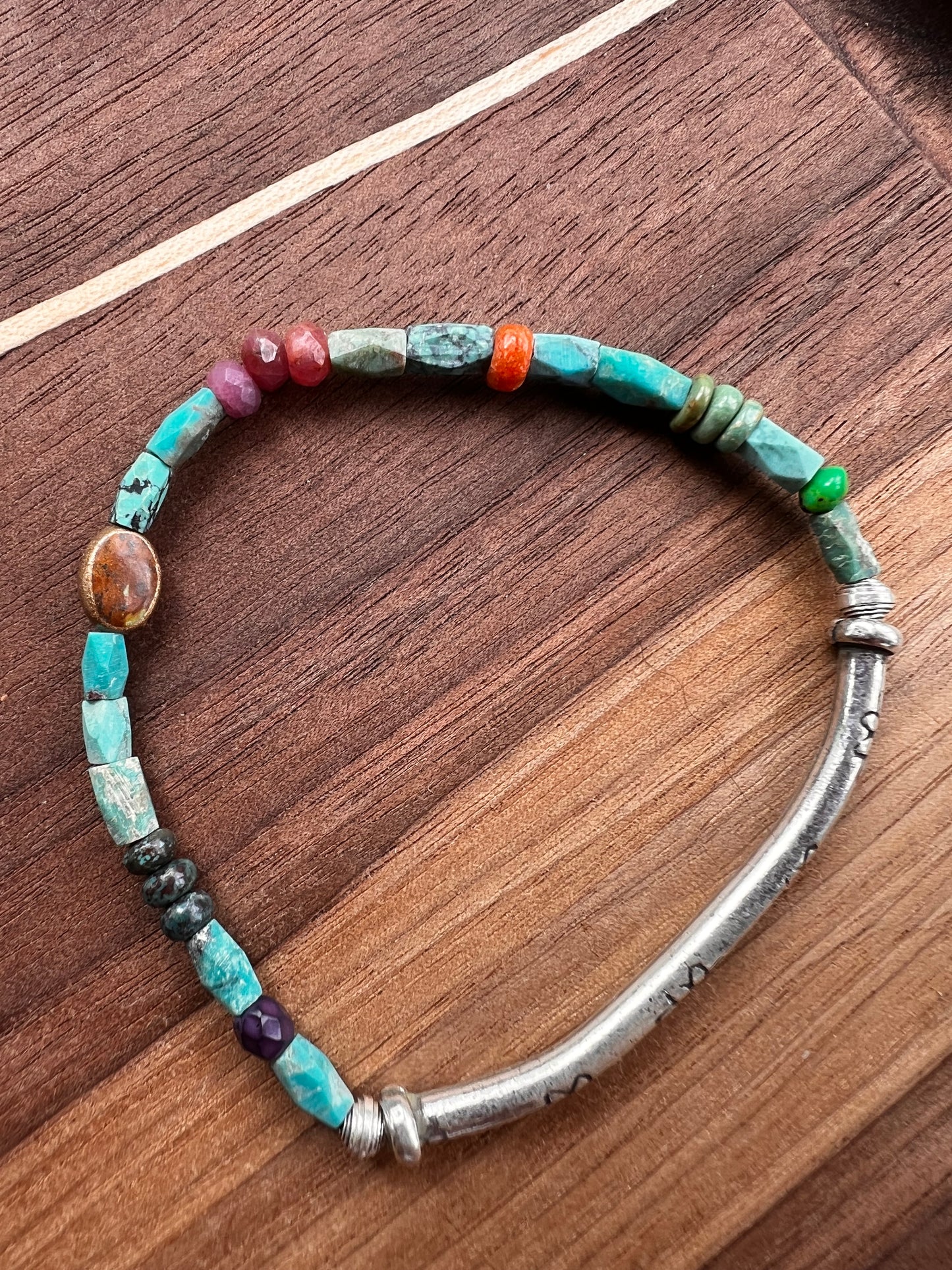 Sterling Silver Afghan Turquoise Bracelet
