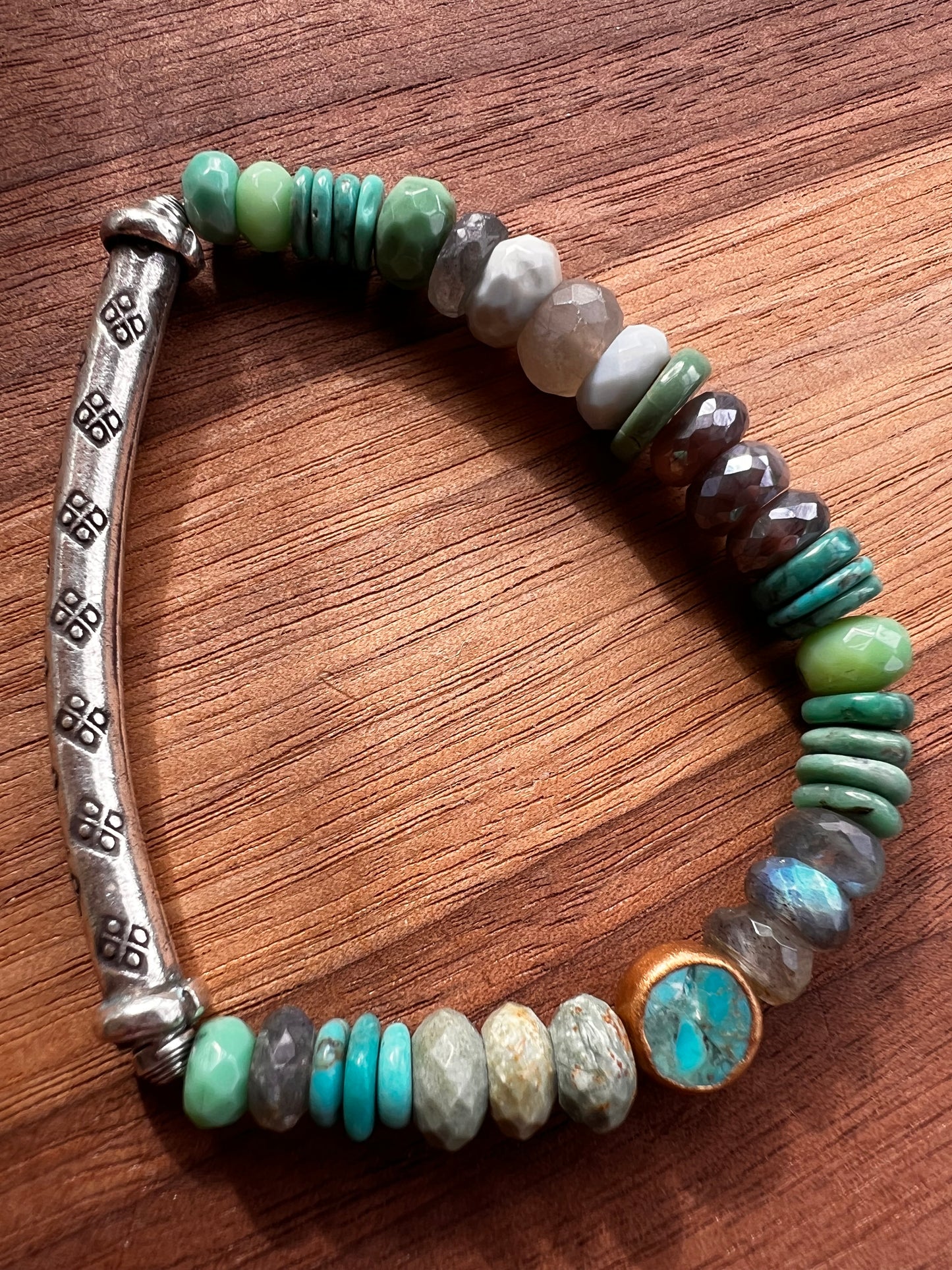 Sterling Silver Ocean Bracelet