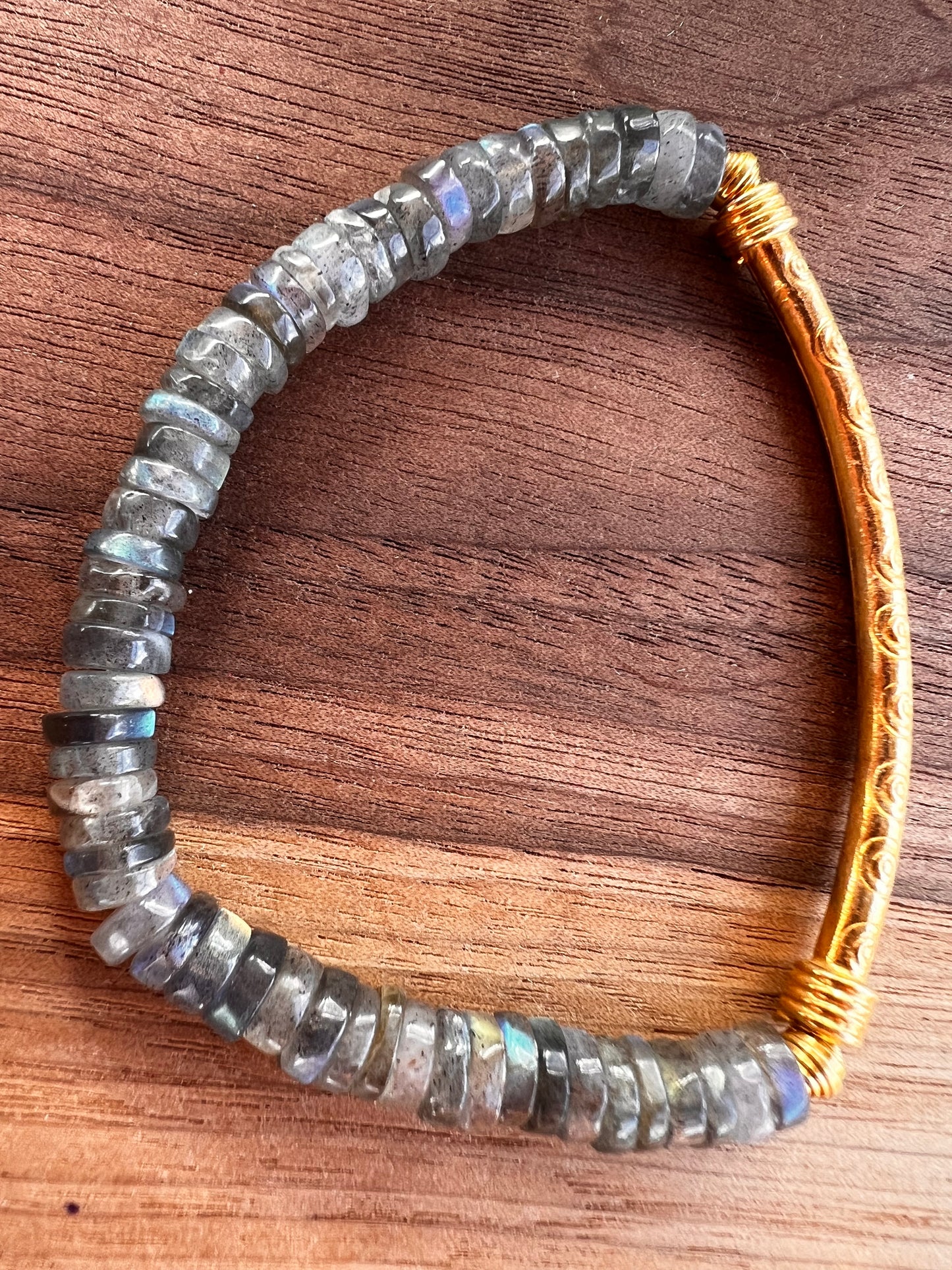 Vermeil and Labradorite Bracelet