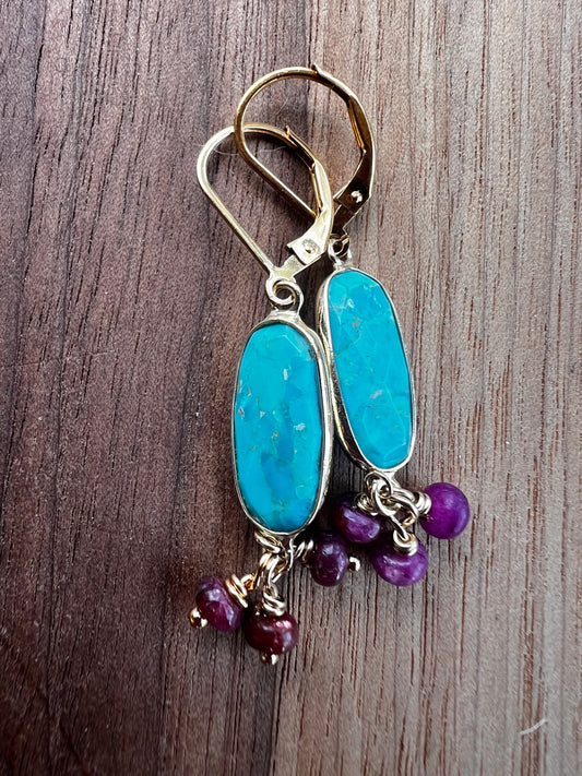 Turquoise Dangle Earrings