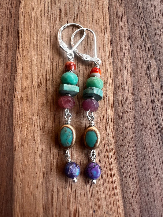 Falling Leaves Dangle Earrings