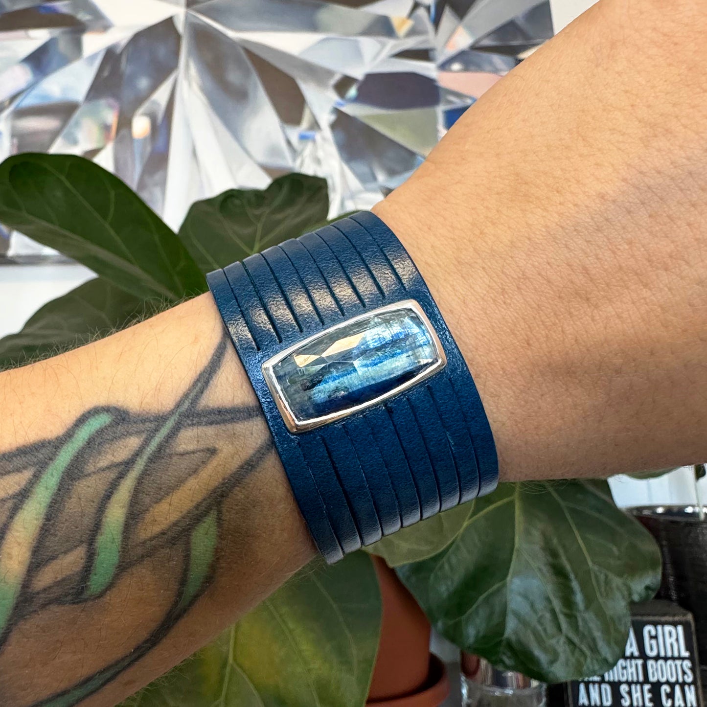 Snap Bracelet w/ Kyanite