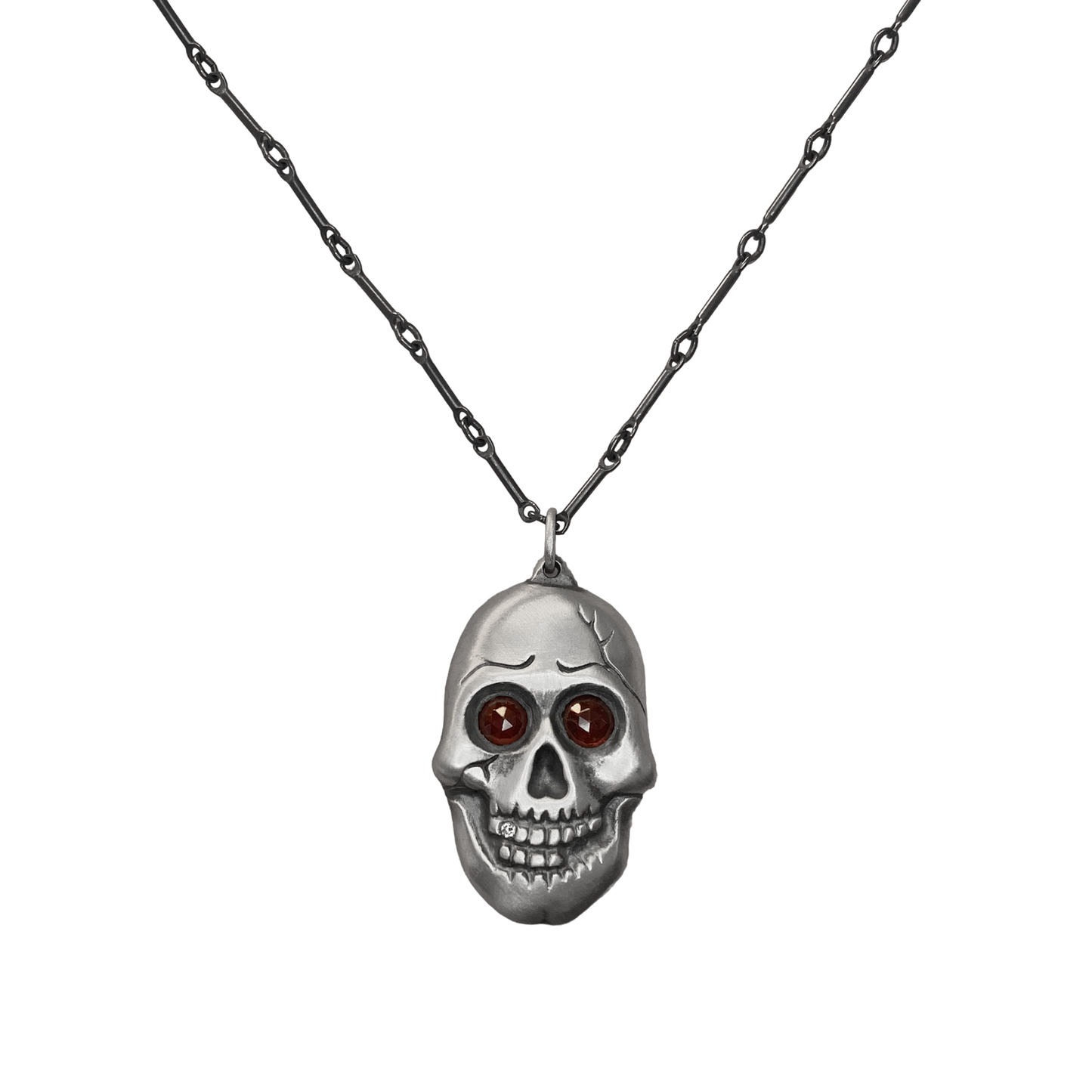Matte Skull Necklace