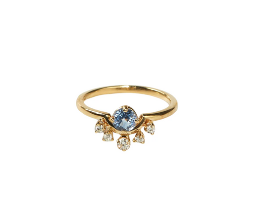 Sapphire Constellation Ring