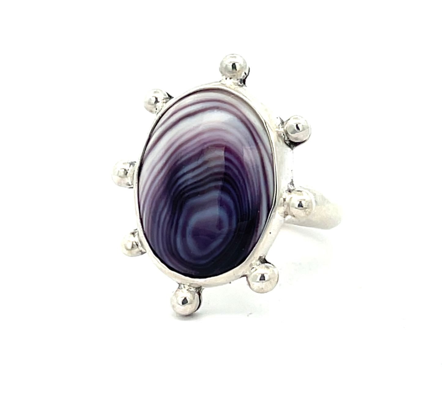 Large Button Wampum Ring