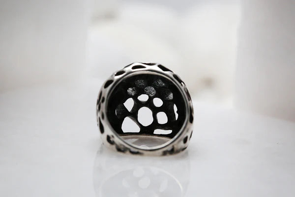 Patina Sweetgum Smooth Ring