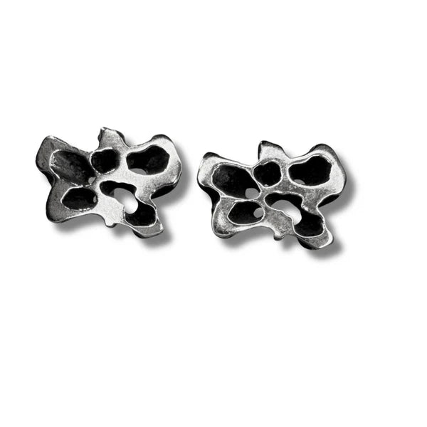 Patina Sweetgum Butterfly Stud Earrings