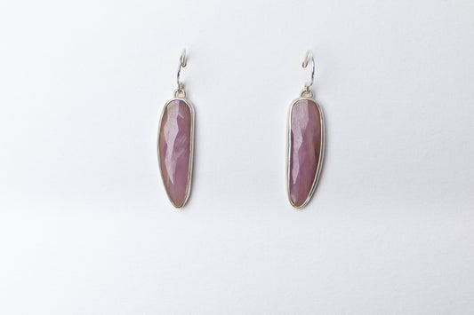 Sapphire Stone Drop Earrings