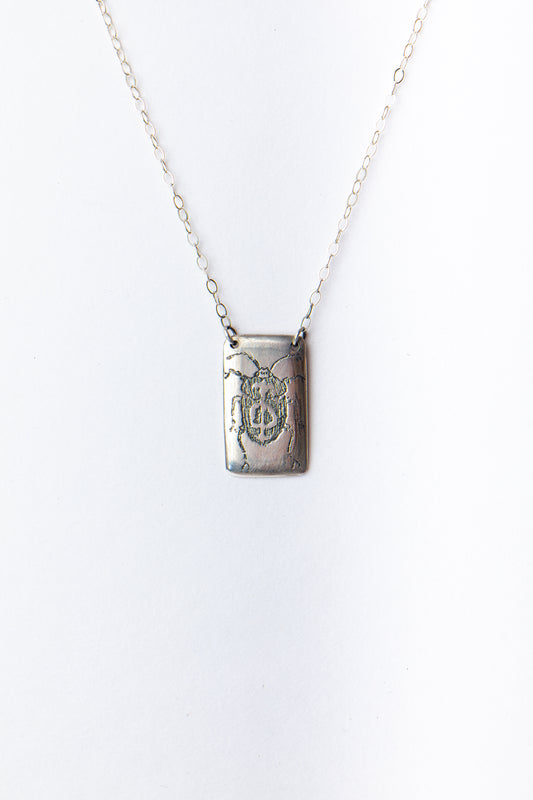 Silver Shield Bug Dog Tag