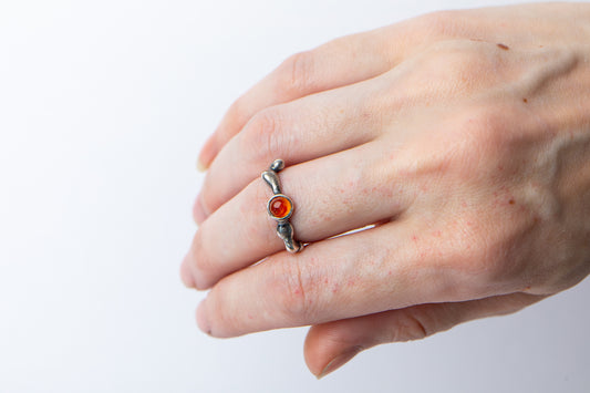 Carnelian Stone Ring