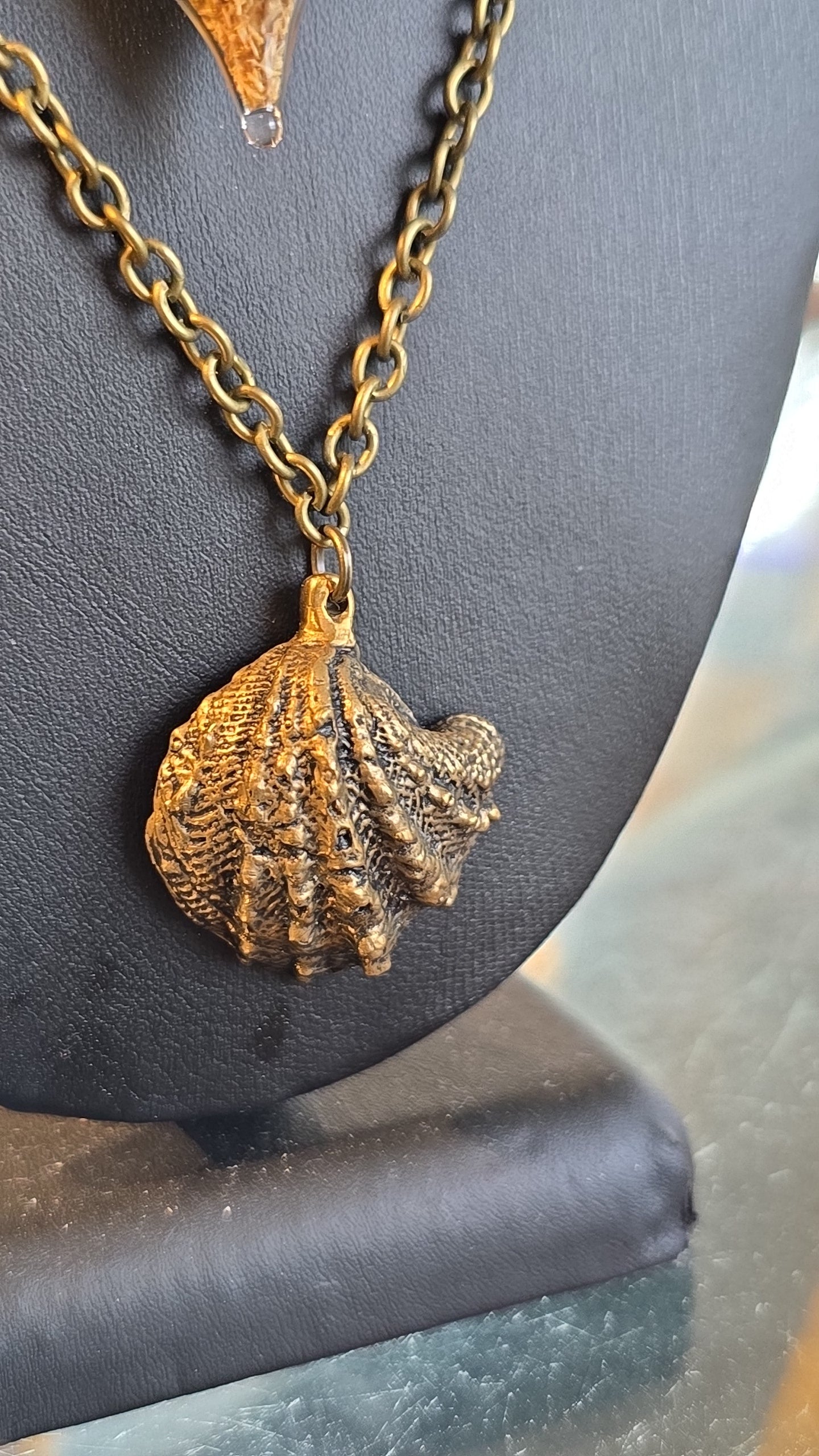 Brass Shell Necklace