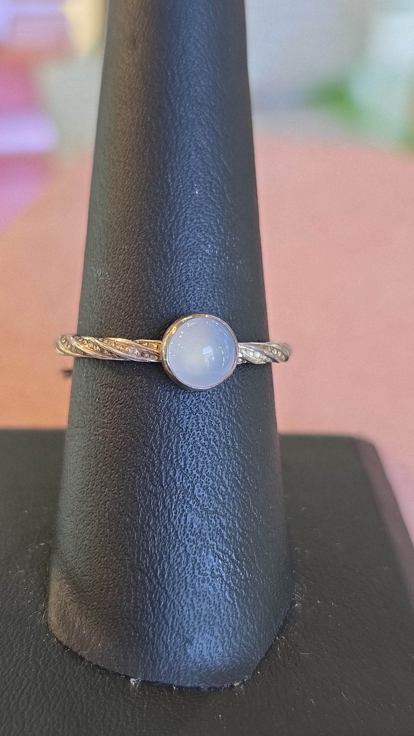 Chalcedony Stacker Ring