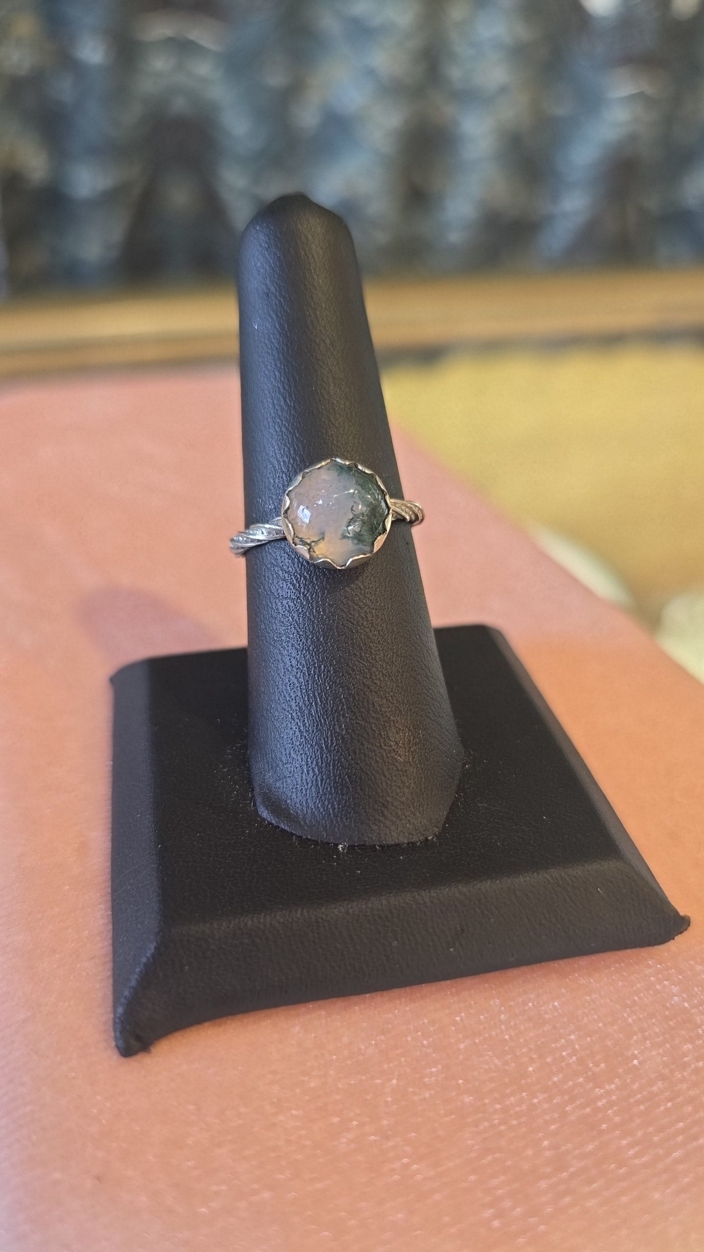 Moss Agate Ring
