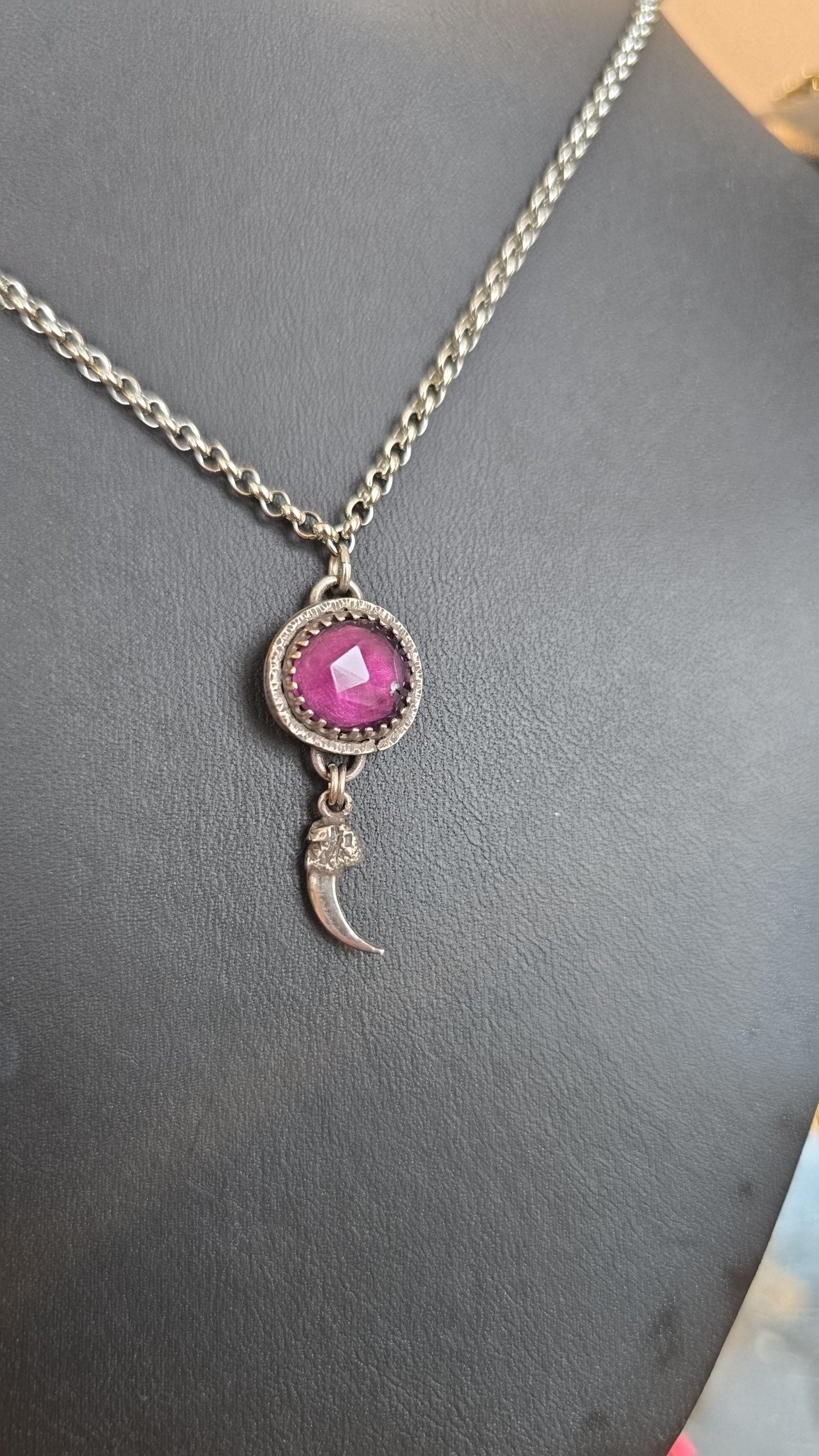 Sterling Purple Flourite Talon