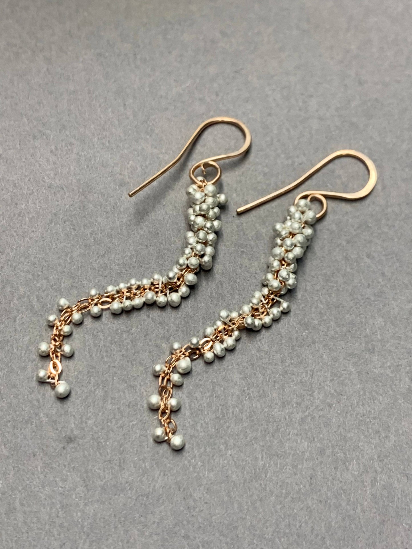 Wisteria Caviar Earrings- Long