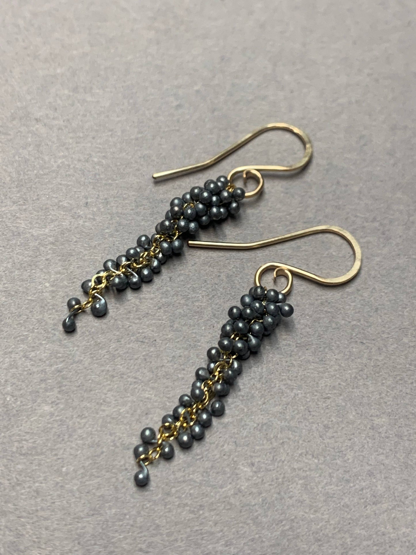 Wisteria Caviar Earrings- Medium